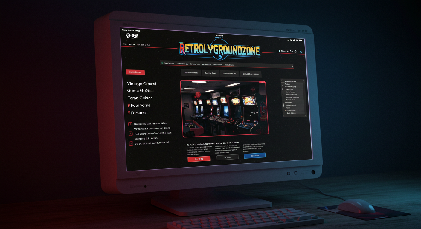 Retroplaygroundzone.com/ – Your Gateway to Classic Gaming Adventures