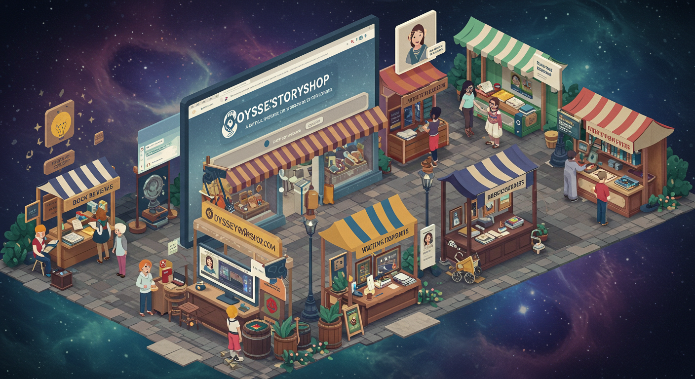 odysseystoryshop.com: A Digital Home for Writers and Story Lovers